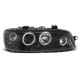 Fari TUNING-TEC fari anteriori (Angel Eyes) per FIAT PUNTO 2 10.99-06.03 (H1), nero | race-shop.it