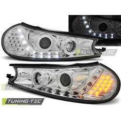 TUNING-TEC fari anteriori (DRL) per FORD MONDEO 10.96-08.00 (H1), cromo, V2
