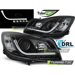 FARI OPEL INSIGNIA 08-12 NERO LUCI A TUBO