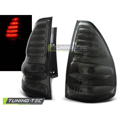 TUNING-TEC fanali posteriori a LED per TOYOTA LAND CRUISER 120 03-09 (senza omologazione), fumé