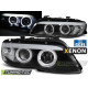 Fari TUNING-TEC fari anteriori (CCFL, Angel Eyes) per XENON BMW X5 E53 11.03-06 (D2S/H7), nero | race-shop.it