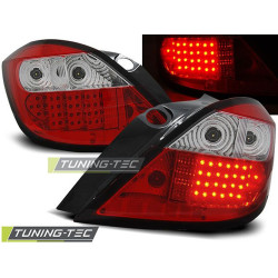 TUNING-TEC fanali posteriori a LED per OPEL ASTRA H 03.04-09, rosso-bianco