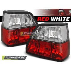 FANALI POSTERIORI ROSSO BIANCO per VW GOLF 2 08.83-08.91