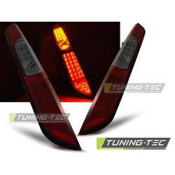 TUNING-TEC fanali posteriori a LED per FORD FOCUS MK2 09.04-08 HB (HATCHBACK), rosso-fumé