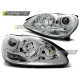 TUNING-TEC fari anteriori per MERCEDES W220 S-KLASA 09.98-05.05 (H7), cromo, V1