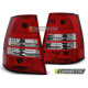 TUNING-TEC fanali posteriori per VW GOLF 4 / BORA 99-06 VARIANT, rosso-bianco