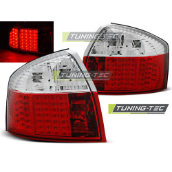TUNING-TEC fanali posteriori a LED per AUDI A4 10.00-10.04 (LIMOUSINE), rosso-bianco