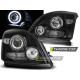 Fari TUNING-TEC fari anteriori (CCFL, Angel Eyes) per TOYOTA LAND CRUISER 120 03-09 (H1, senza omologazione), nero | race-shop.it