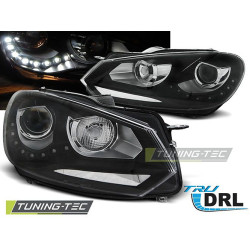 FARI TRUE DRL NERO per VW GOLF 6 10.08-12