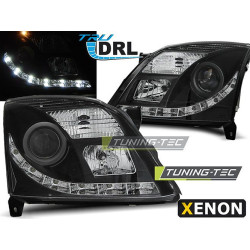 FARI OPEL VECTRA C 04.02-08.05 TRU DRL NERO XENON D2S