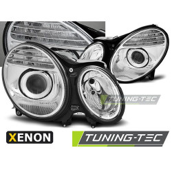 TUNING-TEC fari anteriori per XENON MERCEDES W211 E-KLASA 03.02-04.06 (D2S), cromo