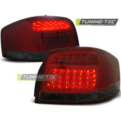 TUNING-TEC fanali posteriori a LED per AUDI A3 05.03-08, rosso-fumé