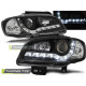 TUNING-TEC fari anteriori (DRL) per SEAT IBIZA/CORDOBA 09.99-03.02 (H1), nero, V1