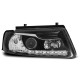 Fari TUNING-TEC fari anteriori (DRL) per VW PASSAT B5 11.96-08.00 (H1), nero, V2 | race-shop.it