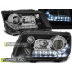 TUNING-TEC fari anteriori (DRL) per VW BORA 09.98-05.05 (H1), nero, V2