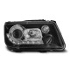 Fari TUNING-TEC fari anteriori (DRL) per VW BORA 09.98-05.05 (H1), nero, V2 | race-shop.it