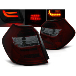 TUNING-TEC fanali posteriori a LED (LED Bar) per BMW E87 04-08.07, rosso-fumé