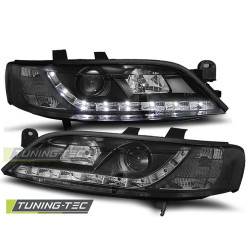 TUNING-TEC fari anteriori (DRL) per OPEL VECTRA B 11.95-12.98 (H1), nero, V2