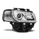 Fari TUNING-TEC fari anteriori (DRL) per VW T4 08.96-03.03 BUS (H1), cromo | race-shop.it