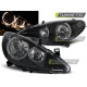 Fari TUNING-TEC fari anteriori (Angel Eyes) per PEUGEOT 307 04.01-06.05 (H7), nero | race-shop.it