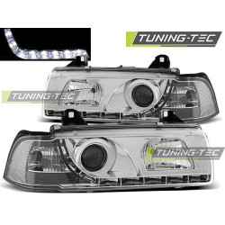 FARI DAYLIGHT CHROME per BMW E36 12.90-08.99