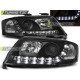 TUNING-TEC fari anteriori (DRL) per AUDI A6 06.01-05.04 (H1), nero