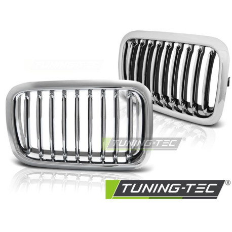 Body kit e accessori visivi TUNING-TEC griglia per BMW E36 12.90-09.96, cromo | race-shop.it