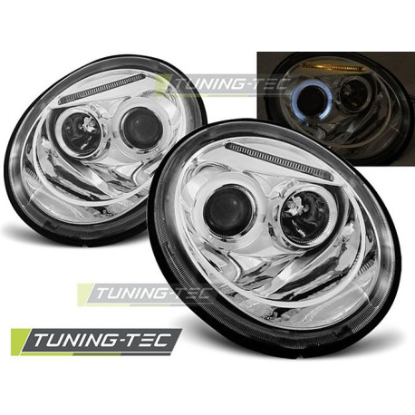 Fari FARI ANGEL EYES CHROME per VW NEW BEETLE 10.98-05.05 | race-shop.it
