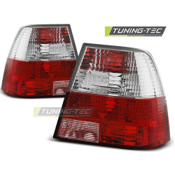 TUNING-TEC fanali posteriori per VW BORA 09.98-07.05 (LIMOUSINE), rosso-bianco