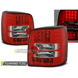TUNING-TEC fanali posteriori a LED per VW PASSAT B5 11.96-08.00 VARIANT, rosso-bianco