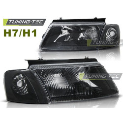 TUNING-TEC fari anteriori per VW PASSAT B5 3B 11.96-08.00 (H7/H1), nero