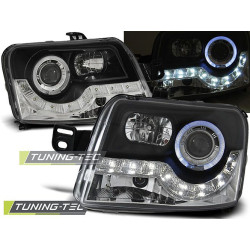 FARI FIAT PANDA 03-12 DAYLIGHT NERO