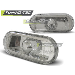 TUNING-TEC frecce laterali per VW GOLF 4 / BORA 95- / GOLF 3 95-/ IBIZA 95 -99/ TOLEDO, cromo