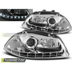 FARI DAYLIGHT CHROME per SEAT IBIZA 6L 04.02-08