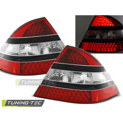 TUNING-TEC fanali posteriori a LED per MERCEDES W220 S-KLASA 09.98-05.05, rosso-nero