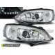 TUNING-TEC fari anteriori (DRL) per OPEL ASTRA G 09.97-02.04 (H1), cromo, V1