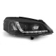 Fari TUNING-TEC fari anteriori (DRL) per OPEL ASTRA G 09.97-02.04 (H1), nero, V1 | race-shop.it
