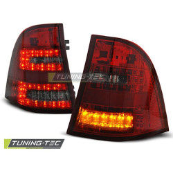 LED FANALI POSTERIORI ROSSO SFUMATO per MERCEDES W163 ML M-KLASA 03.98-05