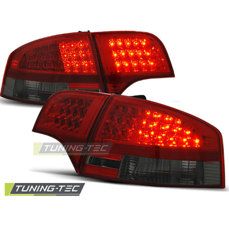 Fari TUNING-TEC fanali posteriori a LED per AUDI A4 B7 11.04-11.07 SEDAN, rosso-fumé | race-shop.it