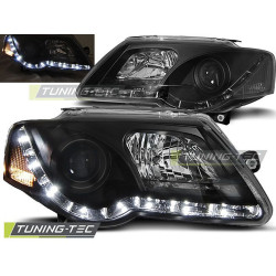 FARI DAYLIGHT NERO per VW PASSAT B6 3C 03.05-10