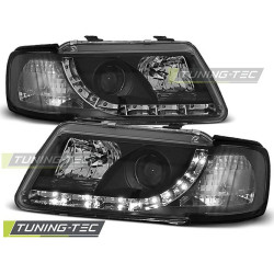 FARI DAYLIGHT NERO per AUDI A3 8L 08.96-08.00