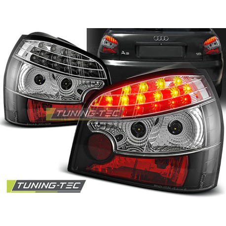 Fari LED FARI POSTERIORI NERO per AUDI A3 08.96-08.00 | race-shop.it