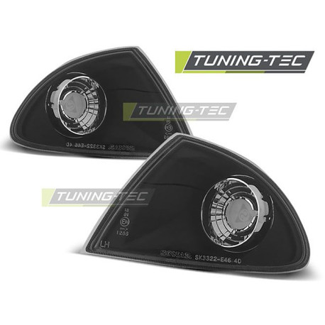 Fari TUNING-TEC frecce anteriori per BMW E46 05.98-08.01, nero, V1 | race-shop.it