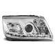Fari TUNING-TEC fari anteriori (DRL) per VW BORA 09.98-05.05 (H1), cromo, V1 | race-shop.it