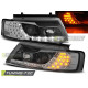 TUNING-TEC fari anteriori (DRL) per VW PASSAT B5 11.96-08.00 (H1), nero, V1