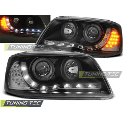 FARI DAYLIGHT NERO per VW T5 04.03-08.09