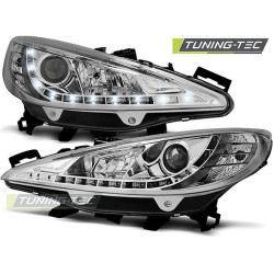 FARI PEUGEOT 207 05.06-06.12 DAYLIGHT CHROME