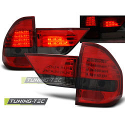 TUNING-TEC fanali posteriori a LED per BMW X3 E83 01.04-06, rosso-fumé