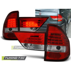 TUNING-TEC fanali posteriori a LED per BMW X3 E83 01.04-06, rosso-bianco