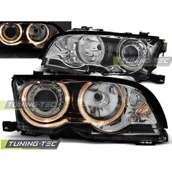 FARI ANGEL EYES CROMO per BMW E46 09.01-03.03 COUPE CABRIO